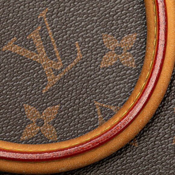 LOUIS VUITTON Brown Monogram Leather Tote Bag - Picture 5 of 10